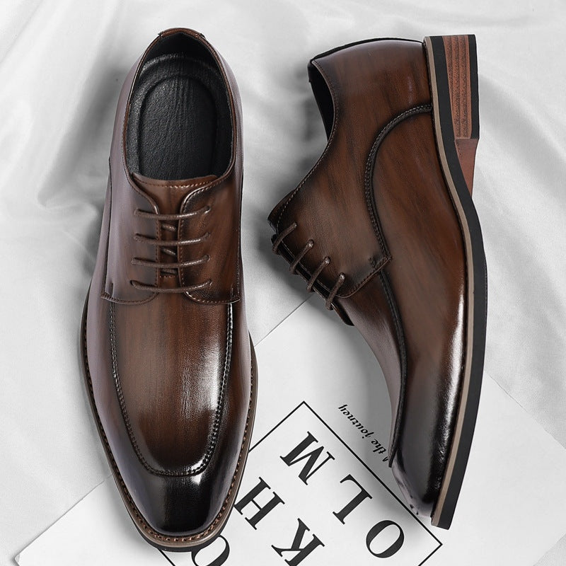 Desmond | Men's Genuine Leather Oxford Shoes Lace Up Dress