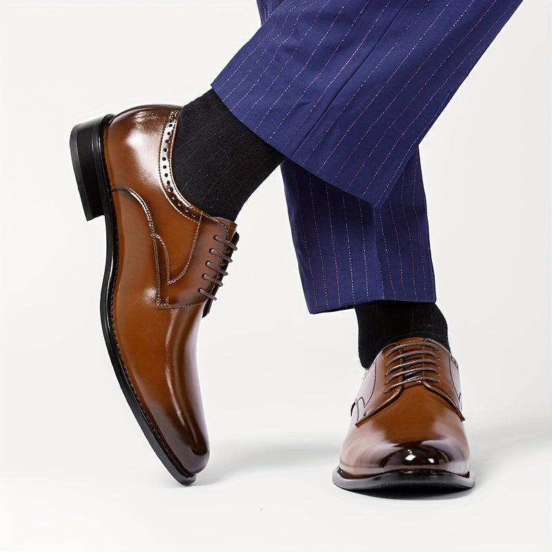 Noah | Men's Leather Derby Shoes Lace Up Oxford Style