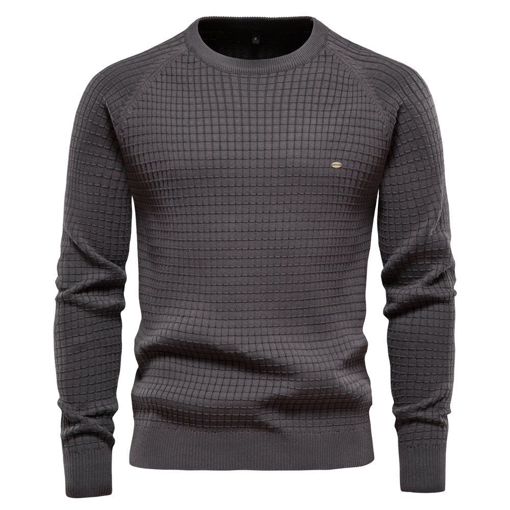 Kevin | Men's Crew Neck Sweater Knit Long Sleeve