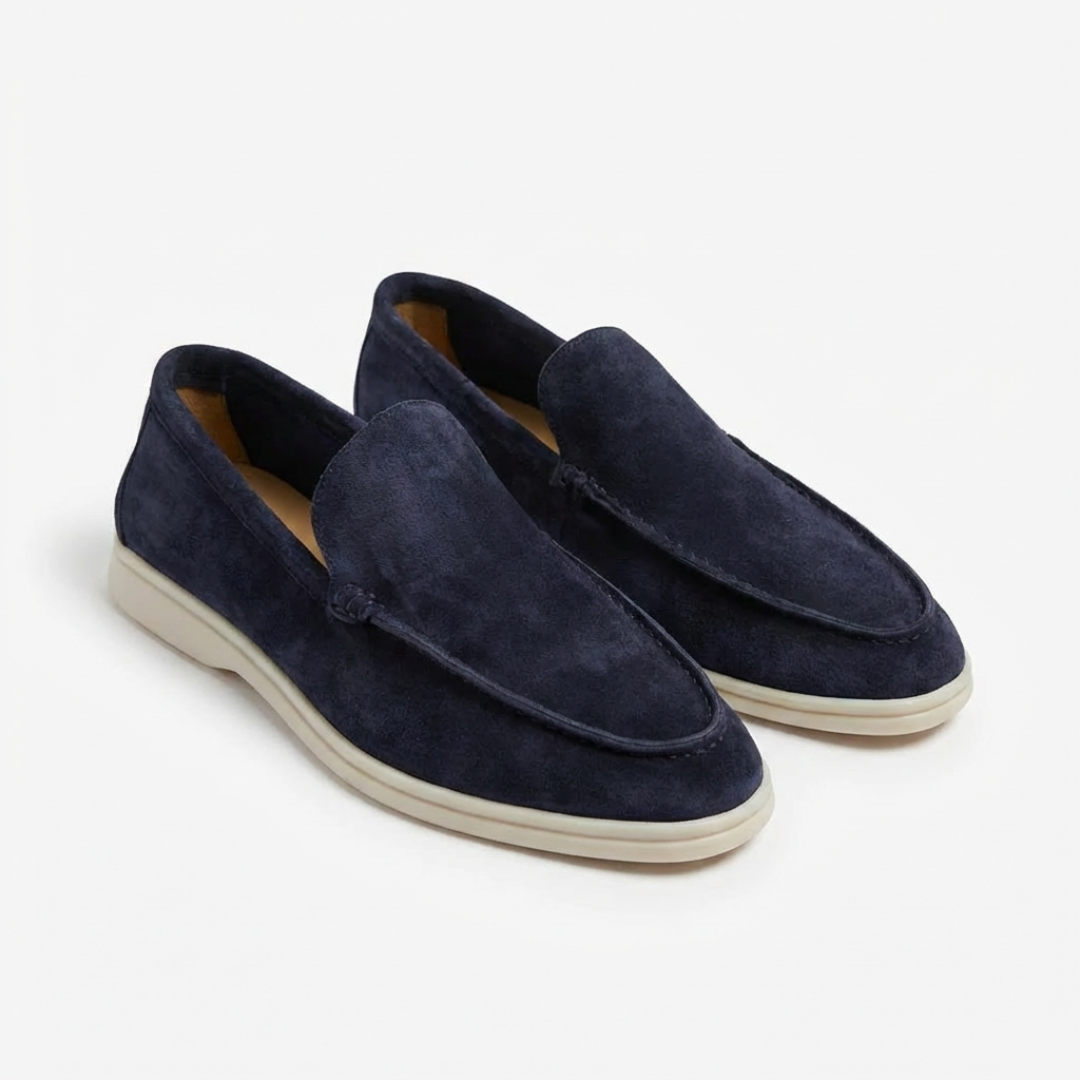 Joseph | Men's Slip On Loafers Contrast Stitching and Sole