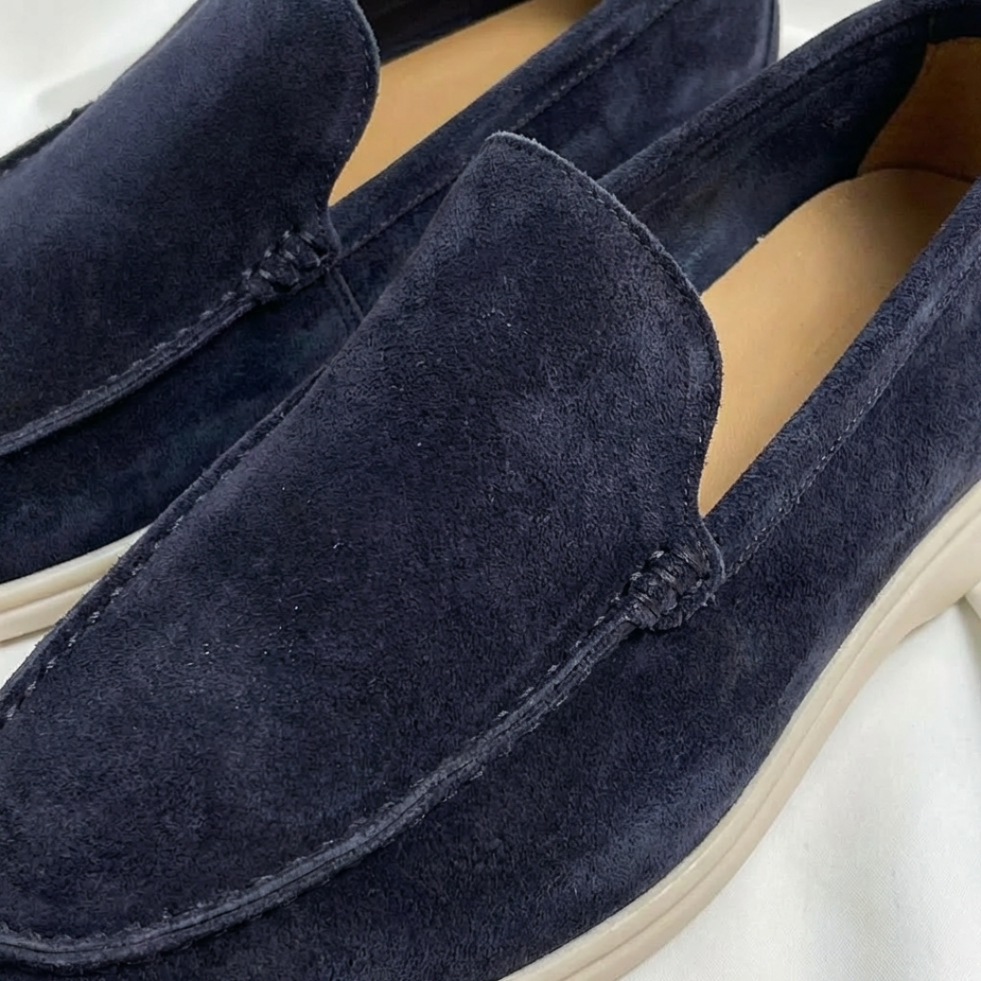 Joseph | Men's Slip On Loafers Contrast Stitching and Sole