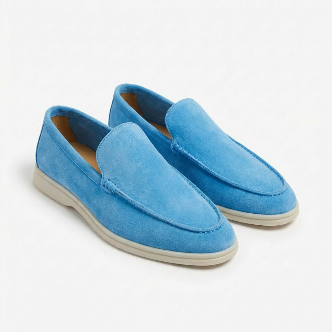 Joseph | Men's Slip On Loafers Contrast Stitching and Sole