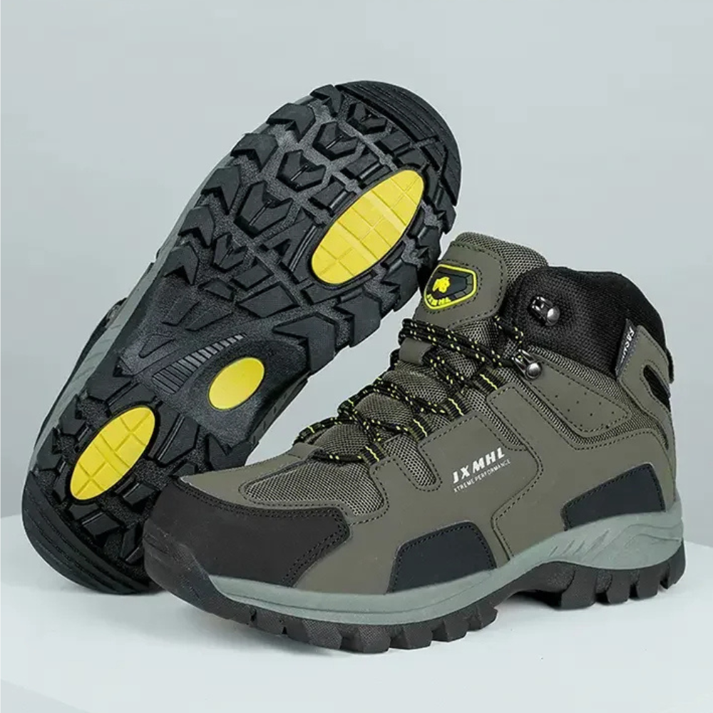 Isaiah | Men's Waterproof Hiking Boots Mid Cut Thick Sole