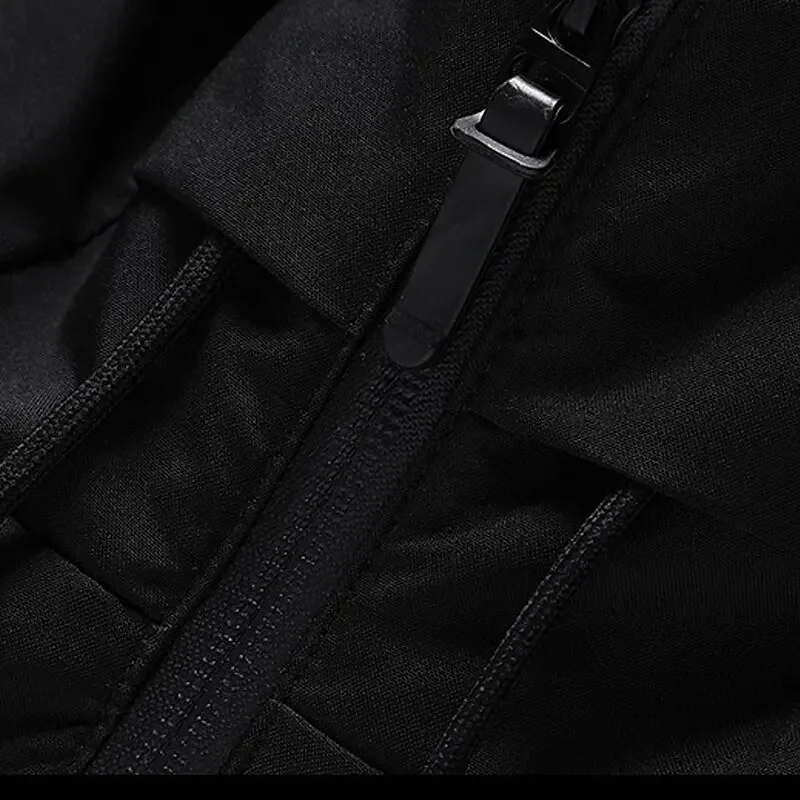 Men's Hooded Puffer Jacket Quilted Winter Coat