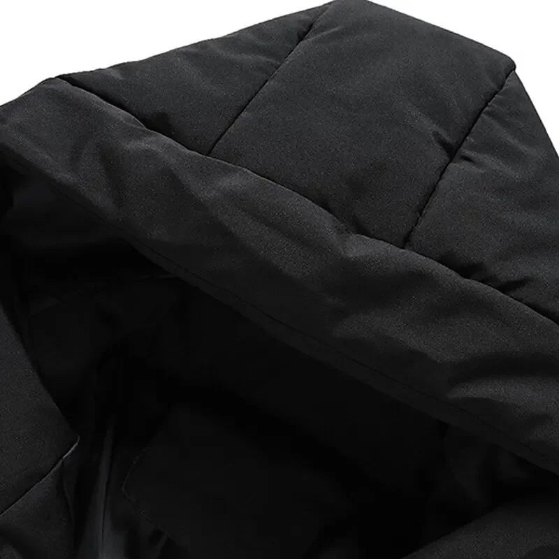 Men's Hooded Puffer Jacket Quilted Winter Coat