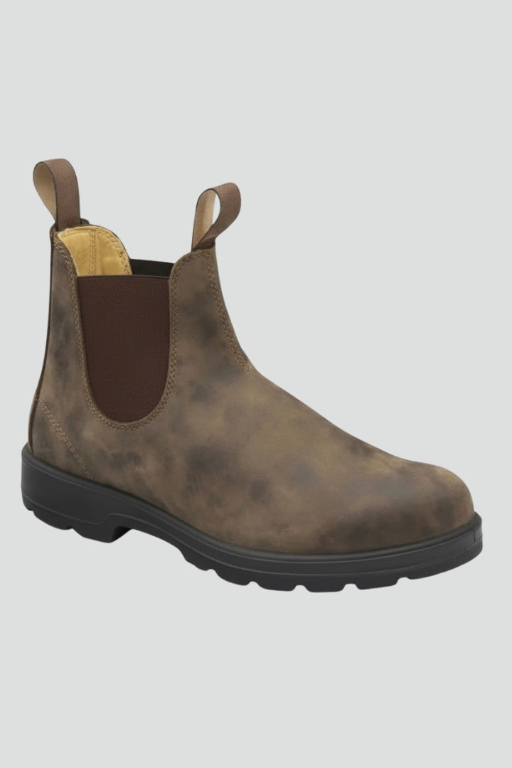 Maya | Women's Leather Chelsea Ankle Boots Slip On Chunky Sole