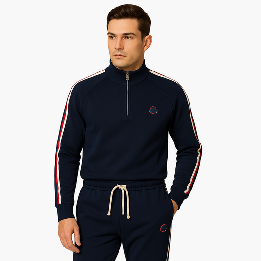 Grayson | Men's Half Zip Tracksuit Side Stripes