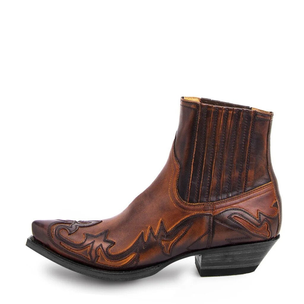 David | Men's Leather Cowboy Boots Classic Western