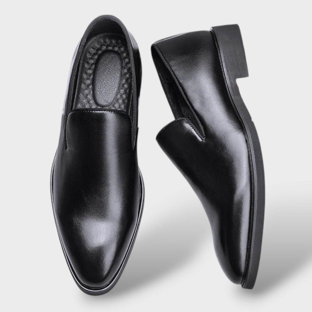 Victor | Men's Leather Loafers Pointed Toe Dress Shoes