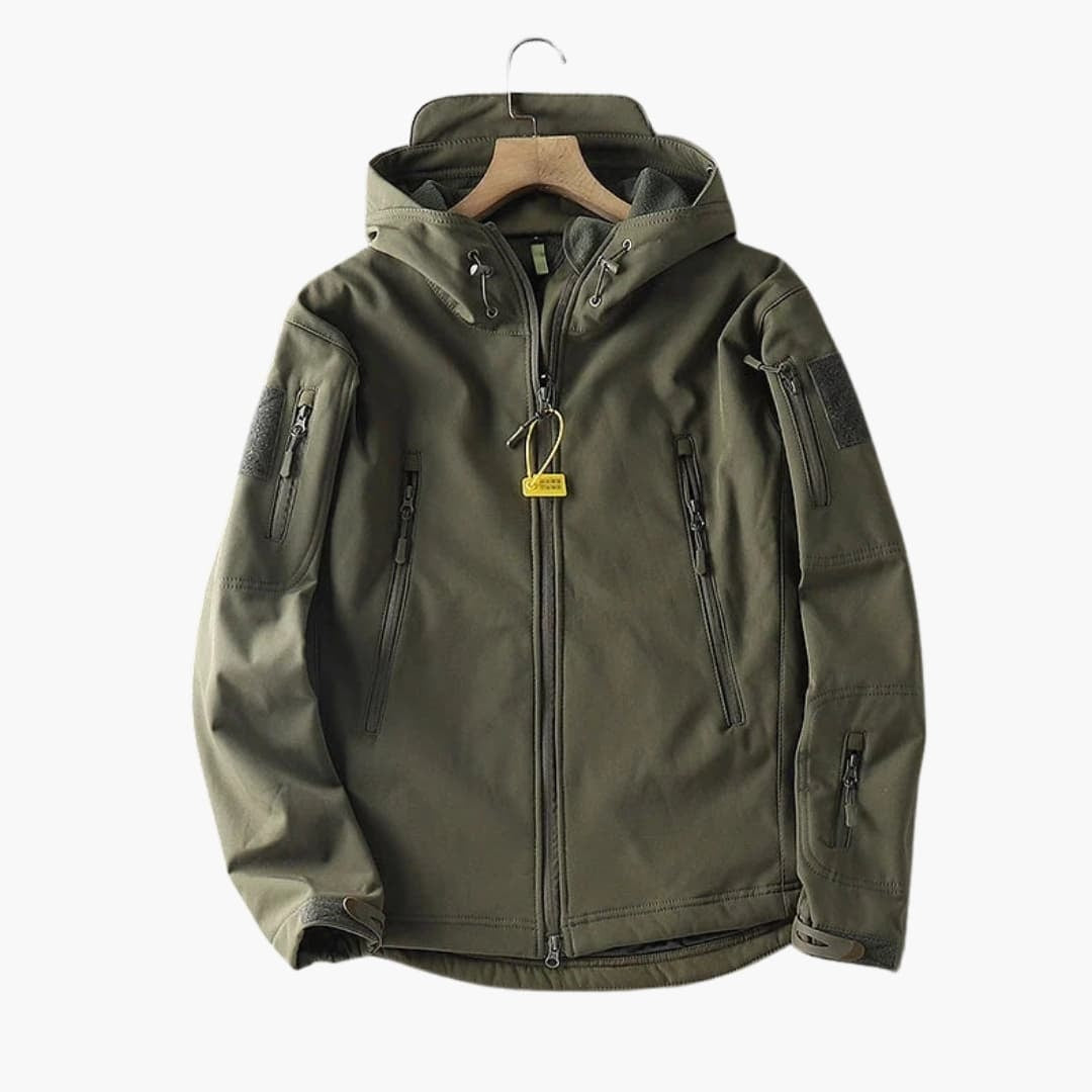 Bradley | Men's Tactical Softshell Jacket Hooded Multi Pocket