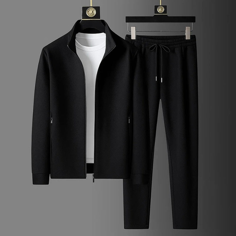Aaron | Men's Full Zip Tracksuit High Collar 2 Piece