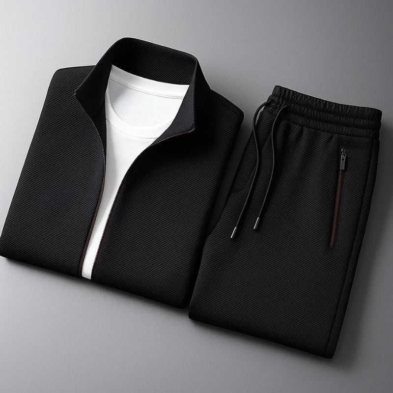 Aaron | Men's Full Zip Tracksuit High Collar 2 Piece