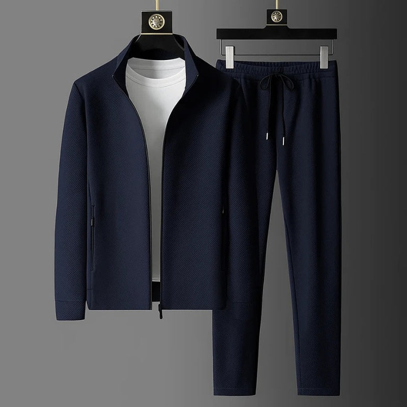 Aaron | Men's Full Zip Tracksuit High Collar 2 Piece