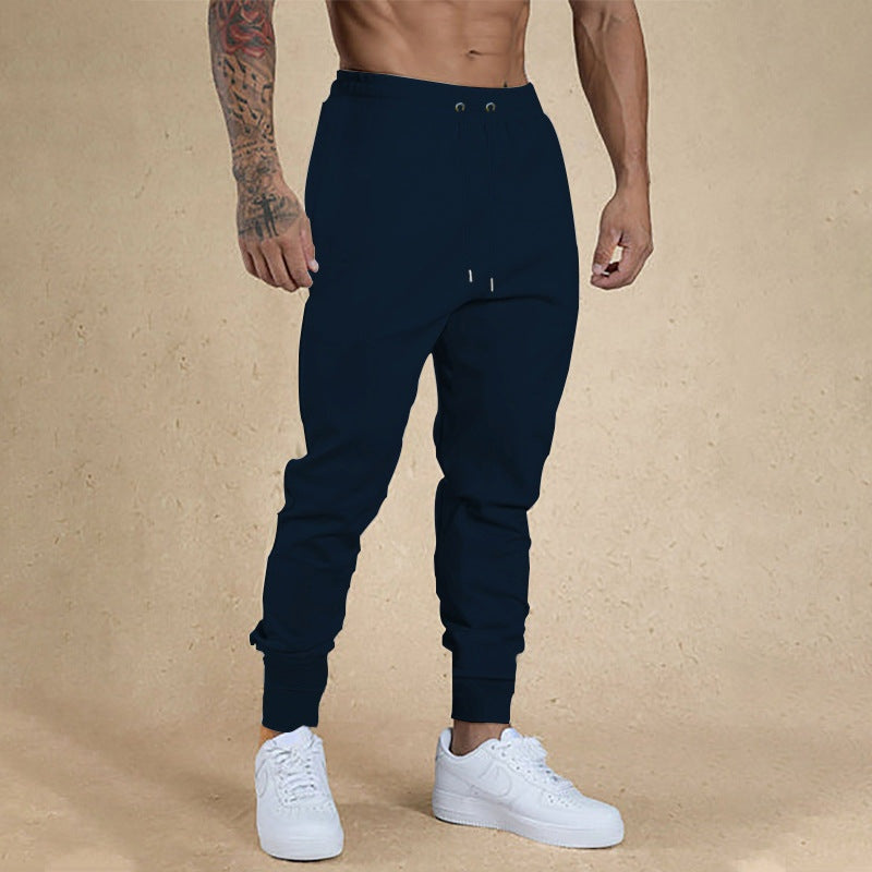Men's Cotton Sweatpants Elastic Waist