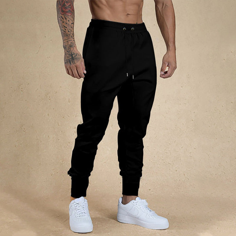 Men's Cotton Sweatpants Elastic Waist