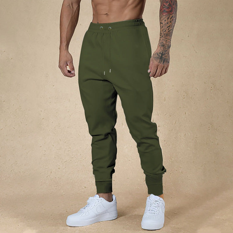 Men's Cotton Sweatpants Elastic Waist