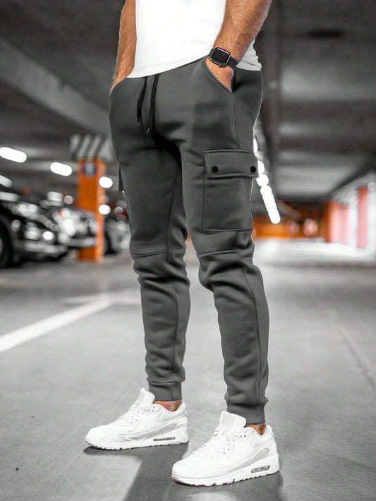 Damian | Men's Cargo Sweatpants Side Pockets