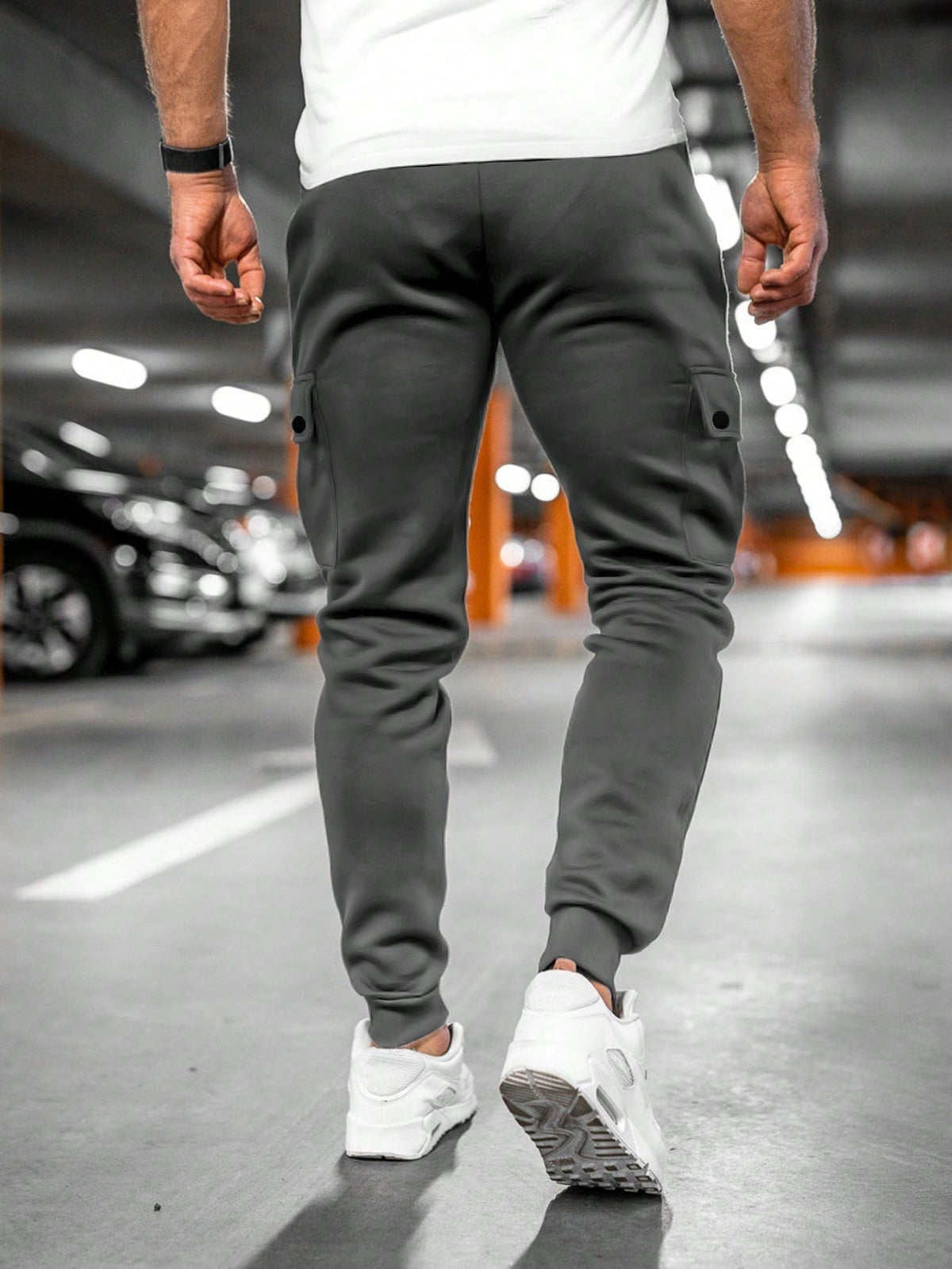 Damian | Men's Cargo Sweatpants Side Pockets