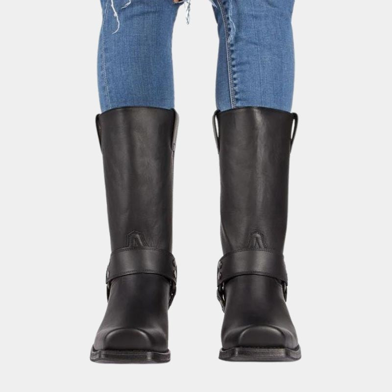 Aiden | Men's Leather Cowboy Boots Tall Buckle Western