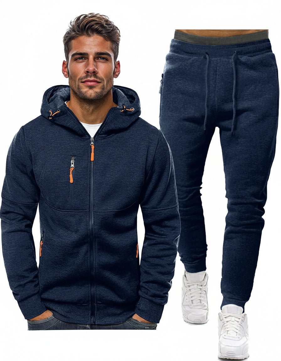 John | Men's Tracksuit Zip Up Hoodie 2 Piece