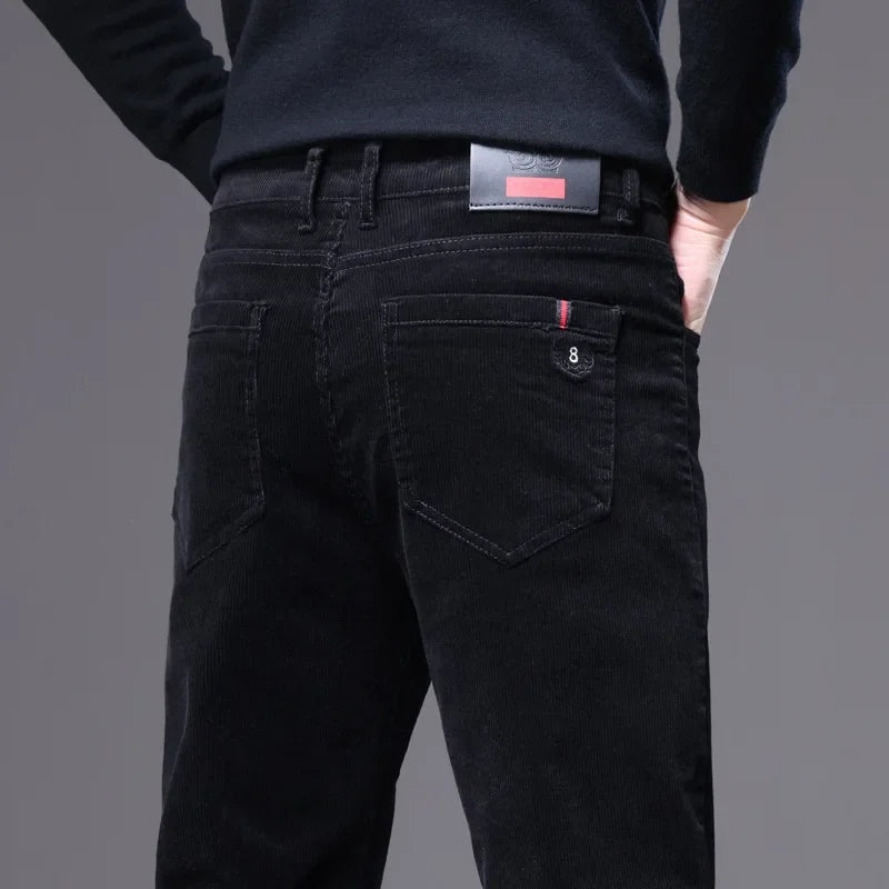 Andrew | Men's Corduroy Pants Straight Fit Dress Pants