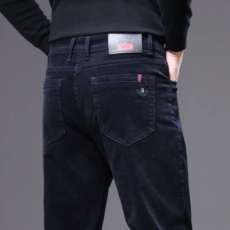 Andrew | Men's Corduroy Pants Straight Fit Dress Pants
