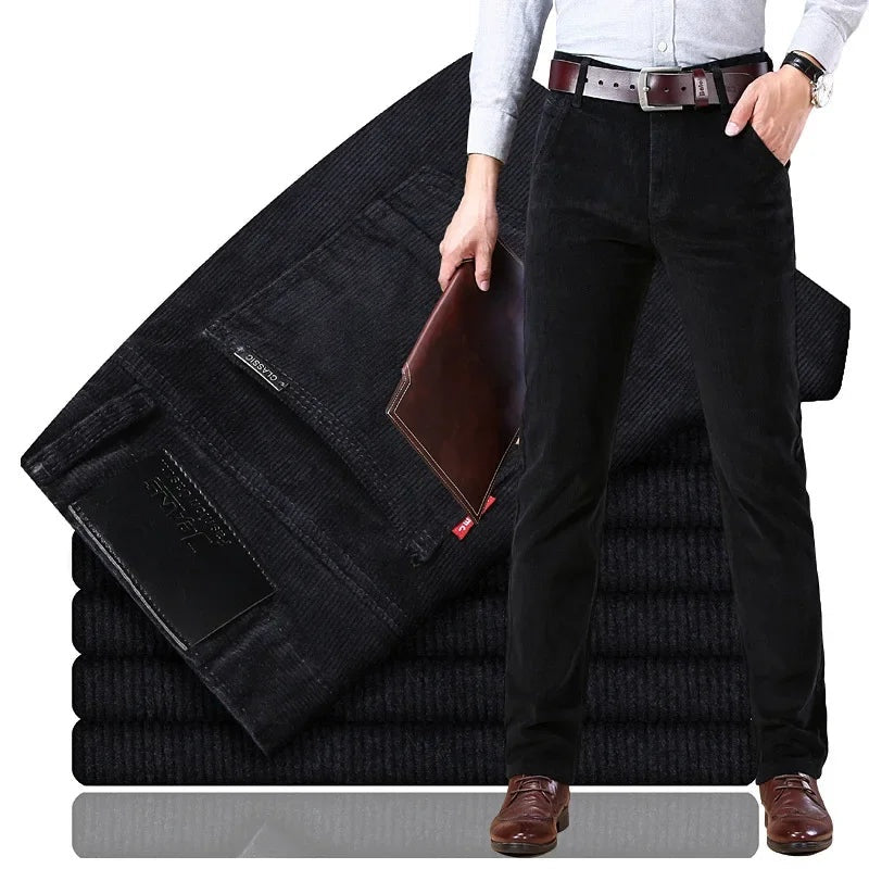 Andrew | Men's Corduroy Pants Straight Fit Dress Pants