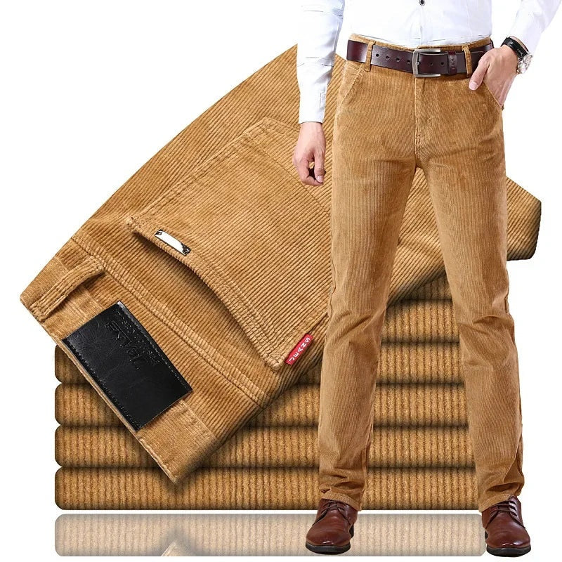 Andrew | Men's Corduroy Pants Straight Fit Dress Pants