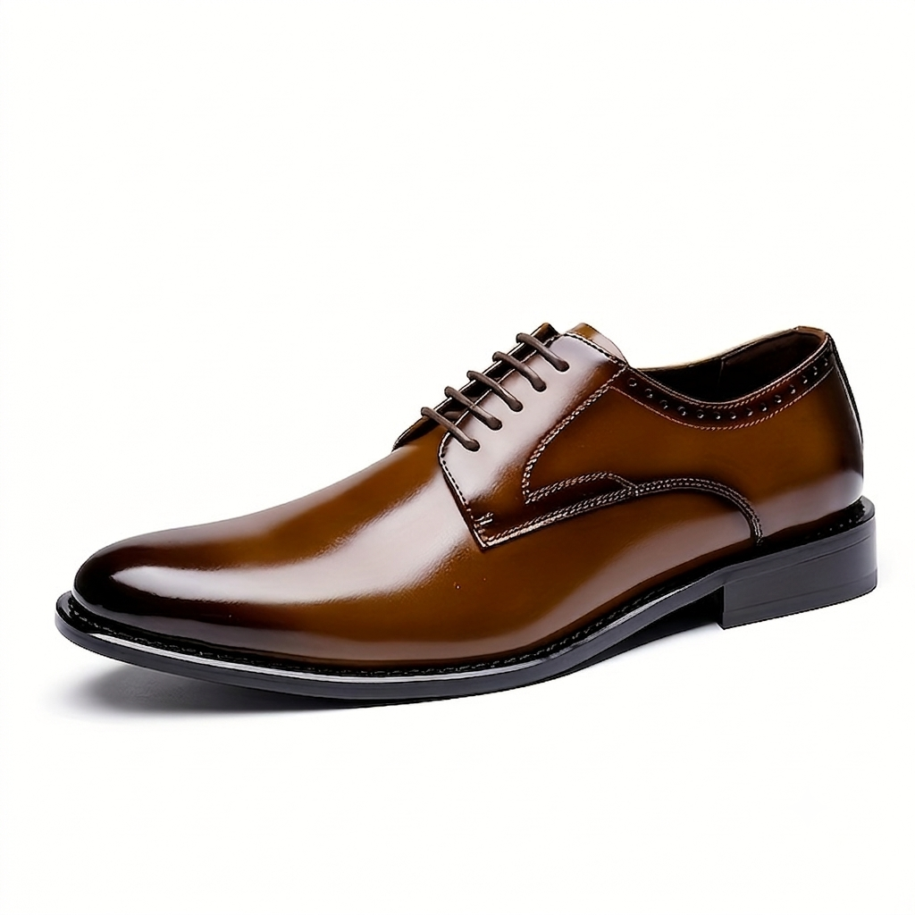 Noah | Men's Leather Derby Shoes Lace Up Oxford Style