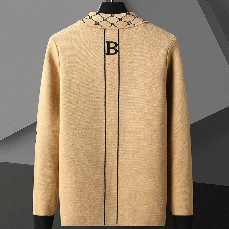 Joseph | Men's Knit Cardigan Sweater Shawl Collar Button Up