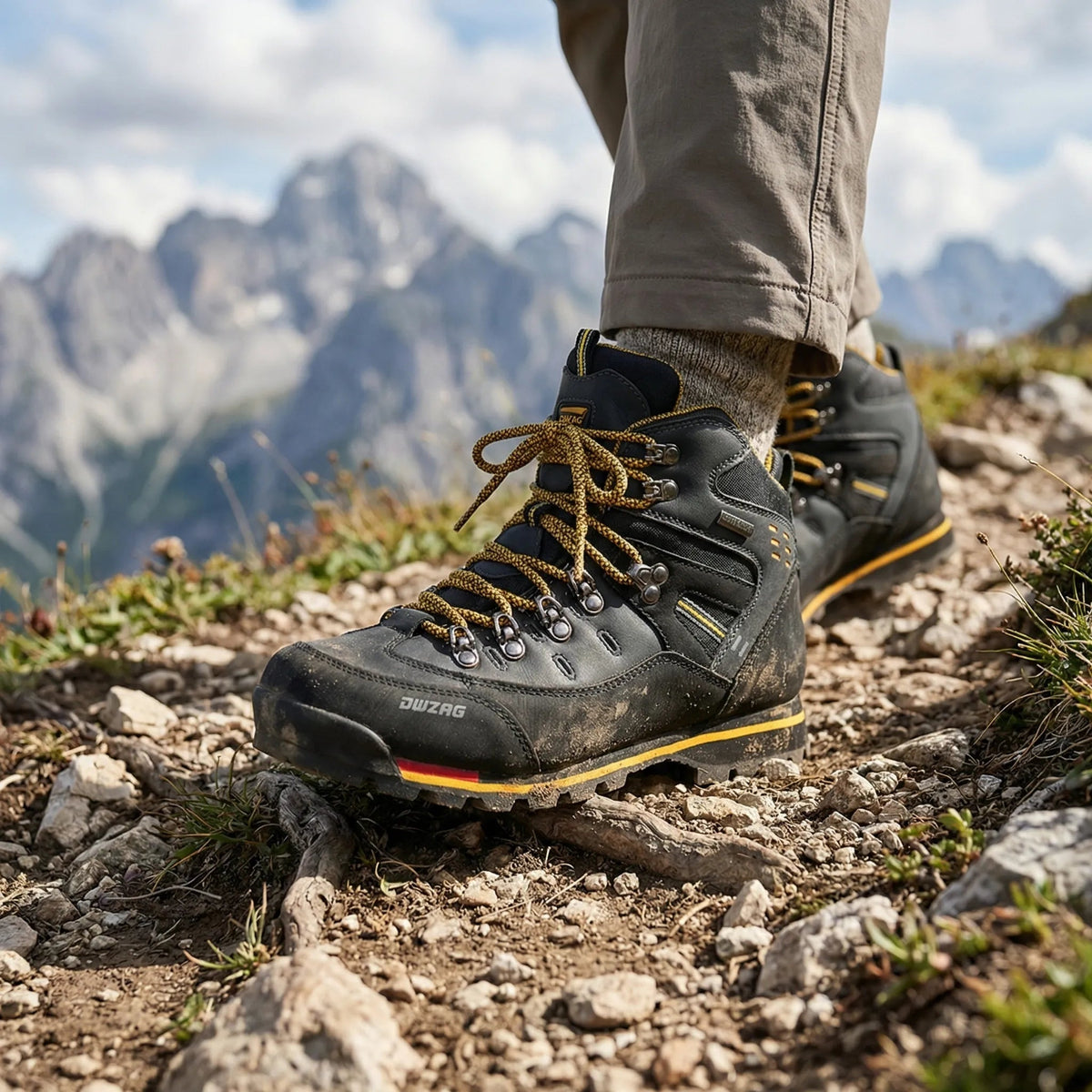 Nathan | Men's Water Resistant Suede Hiking Boots High Top