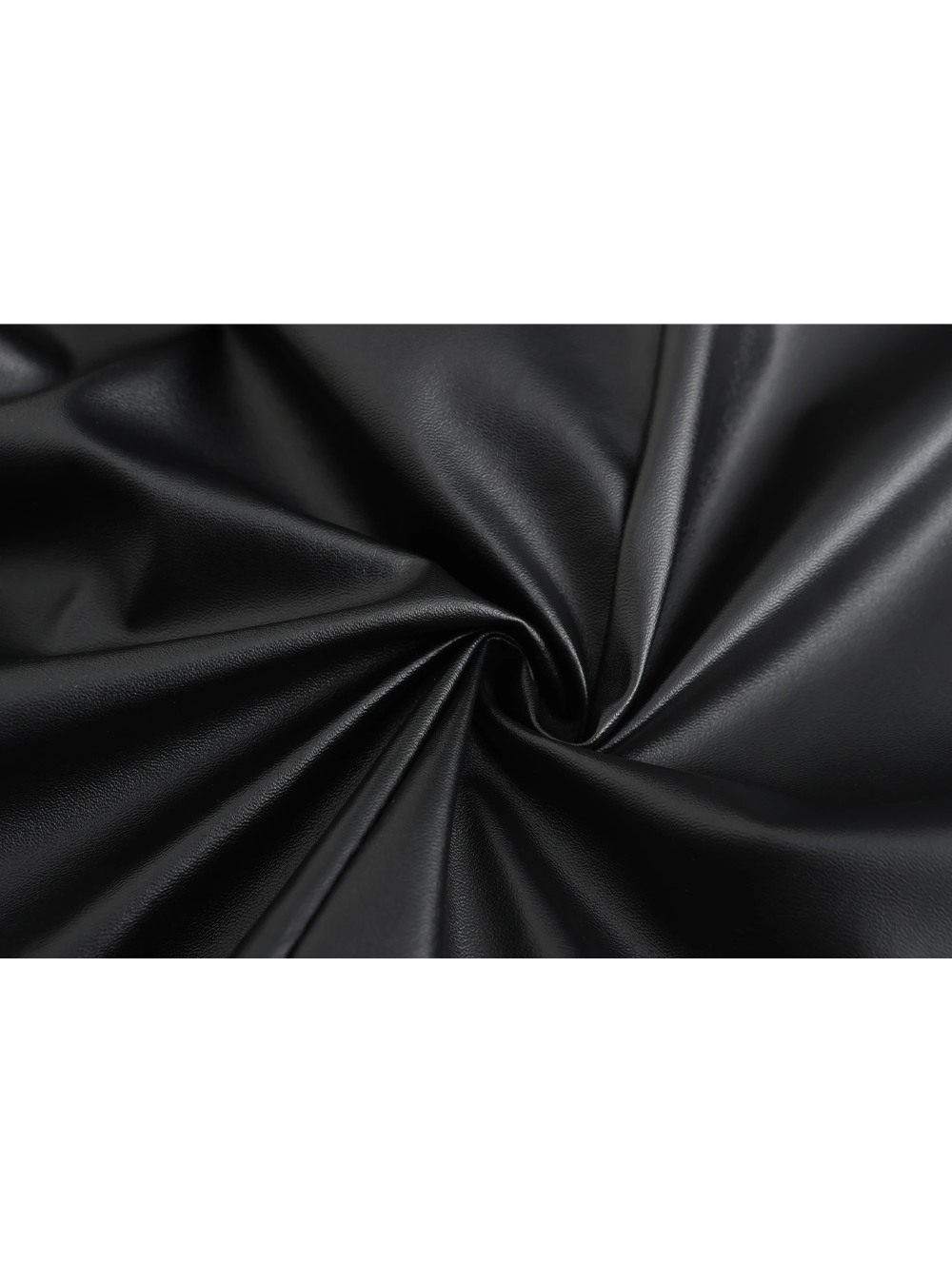 Men's Long Leather Trench Coat Lapel Collar