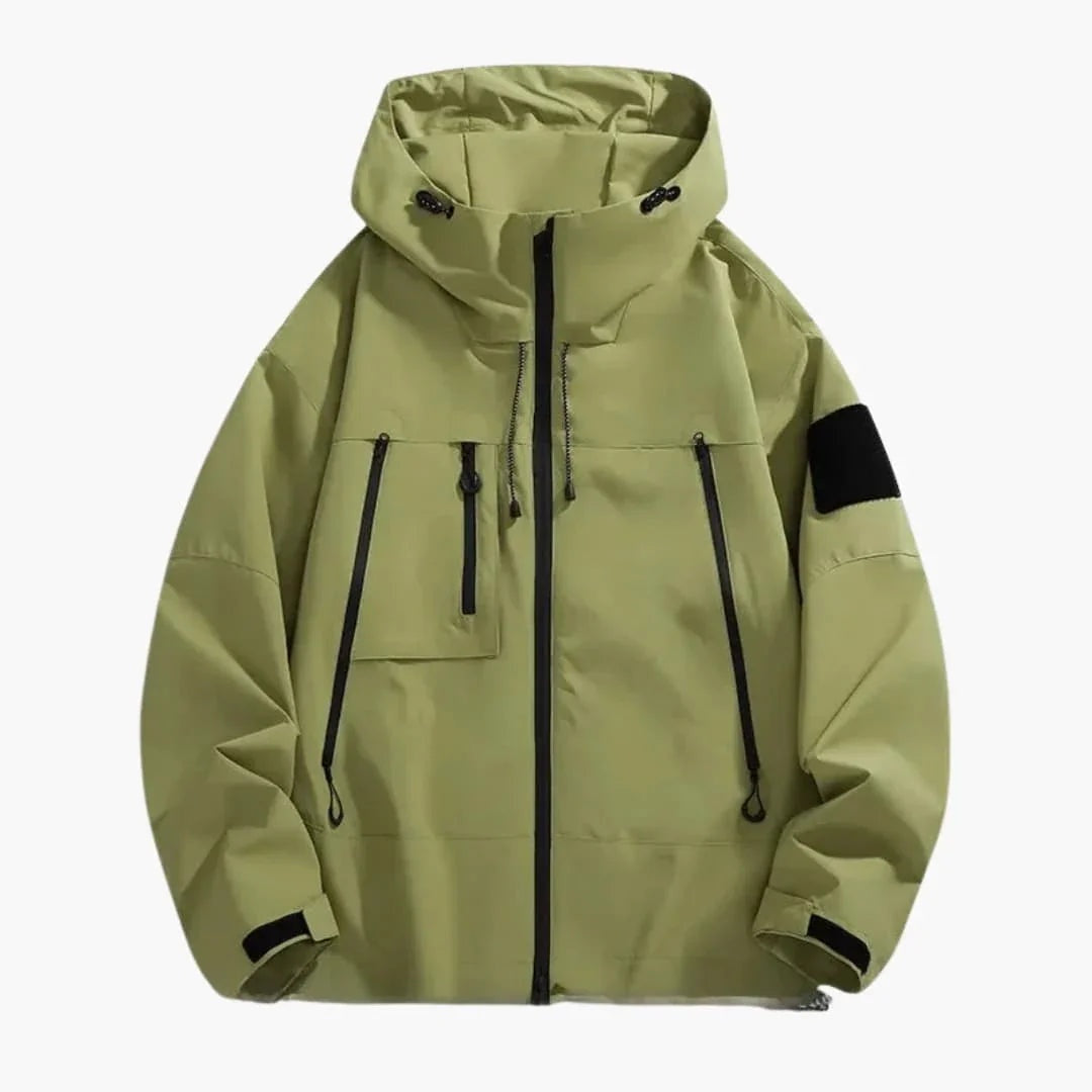 Charles | Men's Hooded Softshell Jacket Zip Pockets