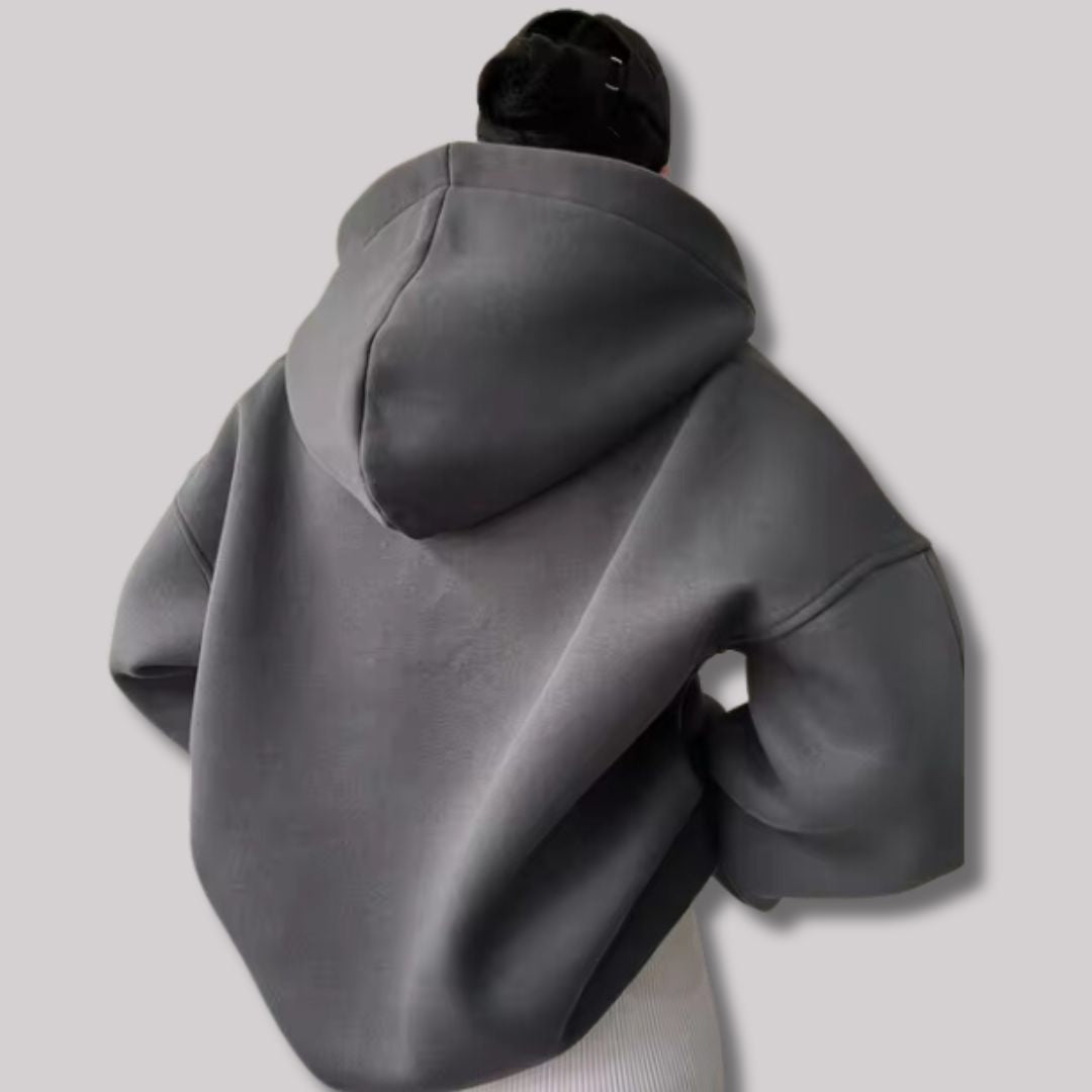 Evelyn | Women's Oversized Hoodie V Neck Athletic Sweatshirt