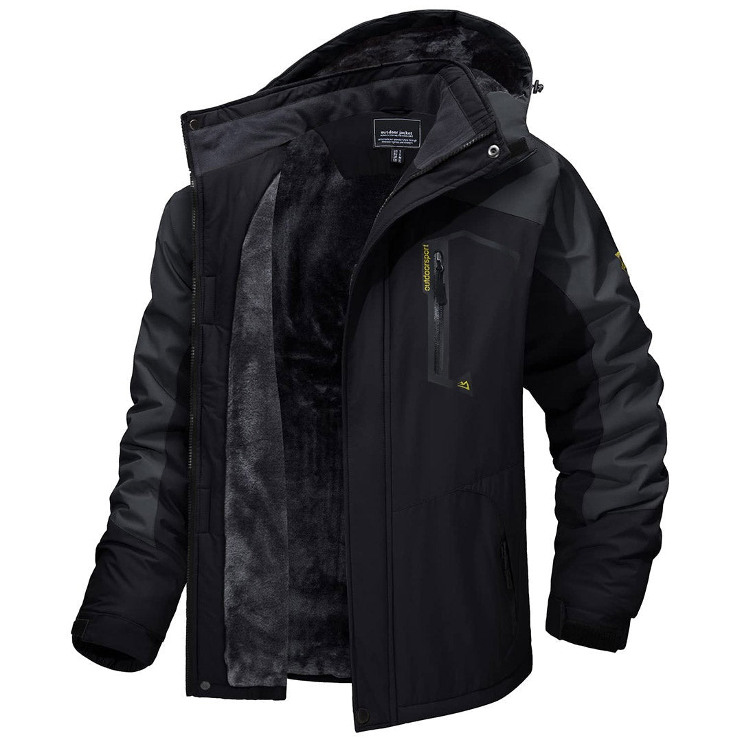 Josiah | Men's Winter Waterproof Lined Anorak Jacket Hooded