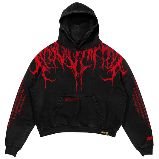 Ethan | Men's Oversized Graphic Hoodie Sweatshirt Gothic Print