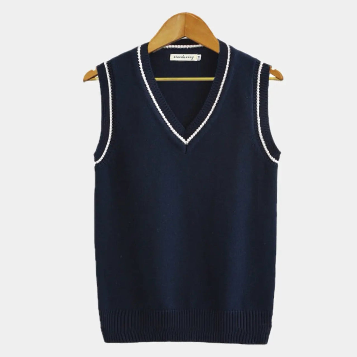 Everett | Men's V Neck Sweater Vest Cable Knit