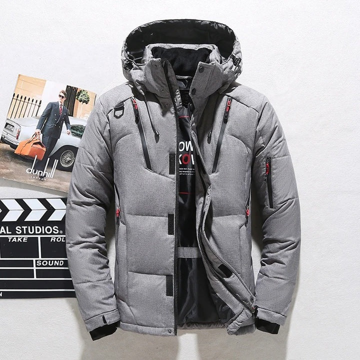 Sean | Men's Hooded Winter Puffer Jacket Multiple Pockets
