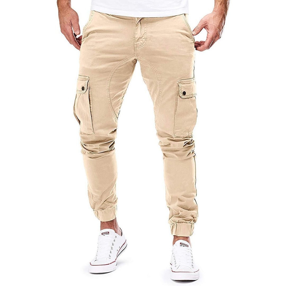 Zachary | Men's Cargo Sweatpants Elastic Waist Pockets