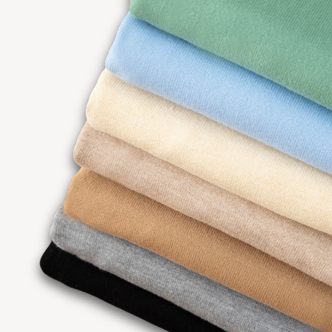 Men's Cashmere Sweater V Neck Long Sleeve