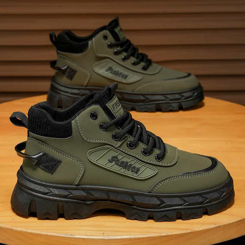Men's Hiking Boots High Top Lug Sole