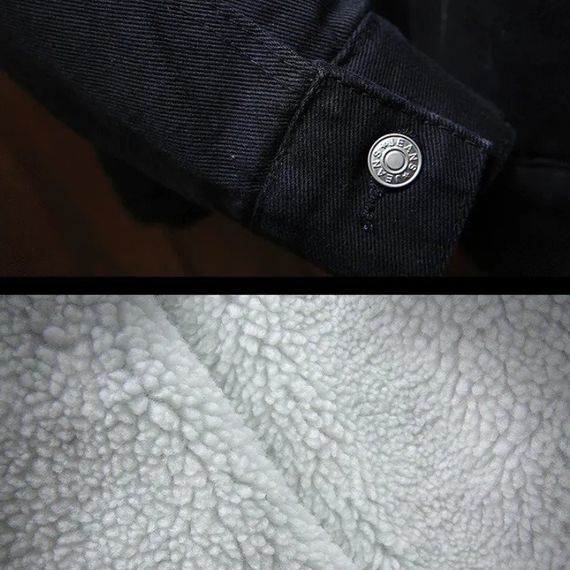 Grant | Men's Winter Sherpa Lined Denim Jacket Trucker