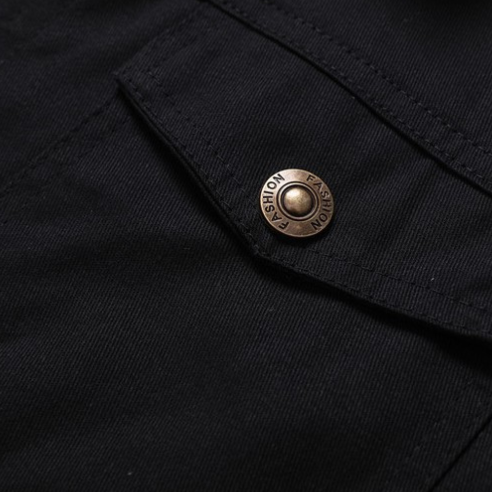 Walter | Men's Sherpa Lined Military Jacket Pockets Winter