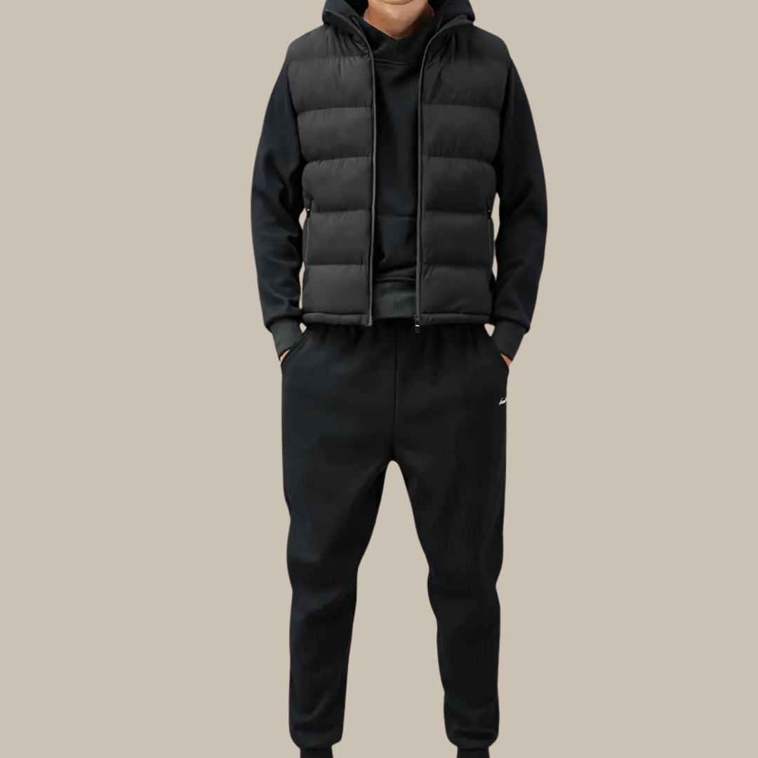 Oliver | Men's Quilted Puffer Vest Sleeveless Zip Up