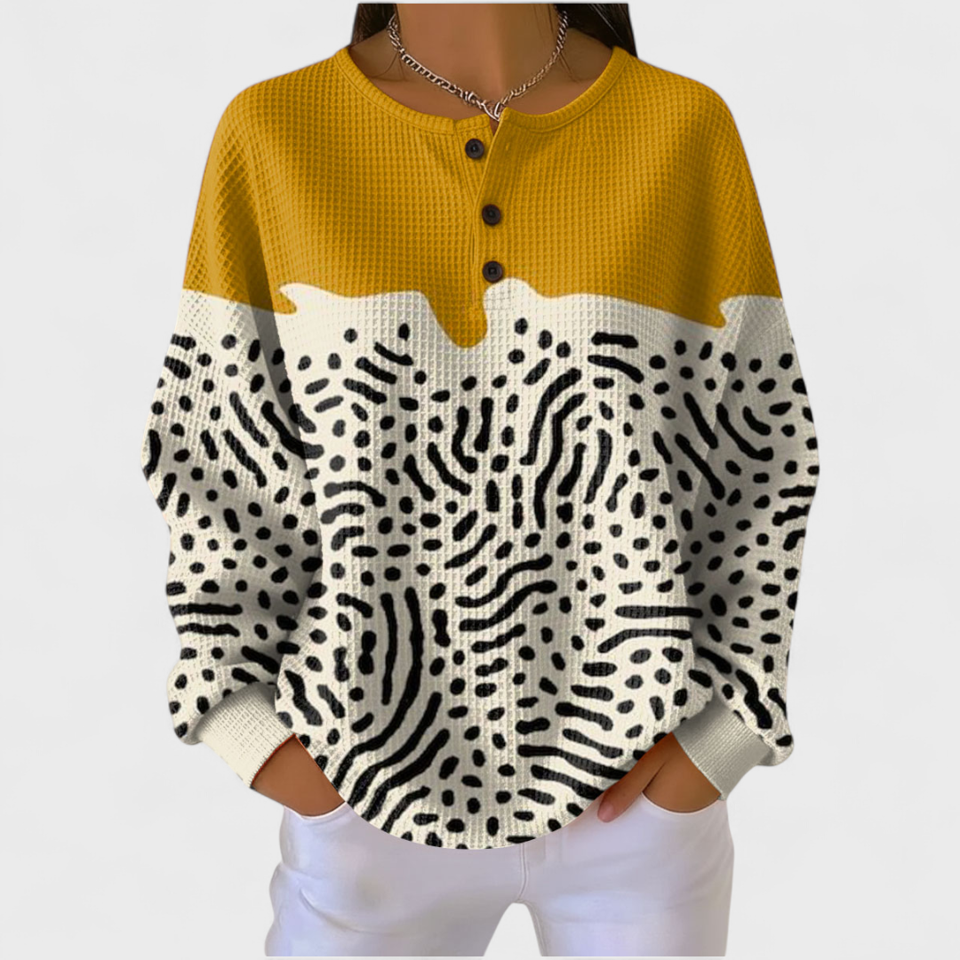 Ava | Women's Christmas Sweatshirt Long Sleeve Holiday Print
