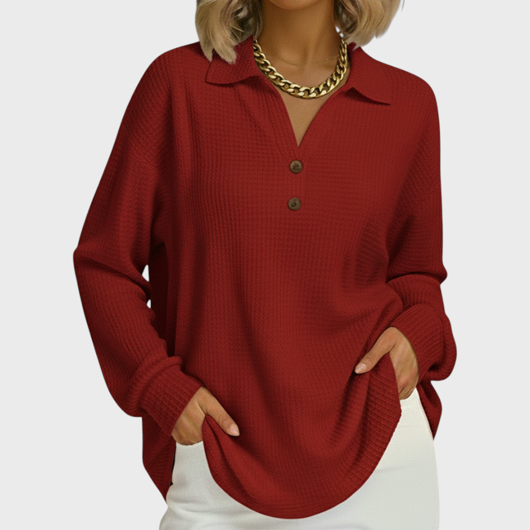 Ava | Women's Christmas Sweatshirt Long Sleeve Holiday Print
