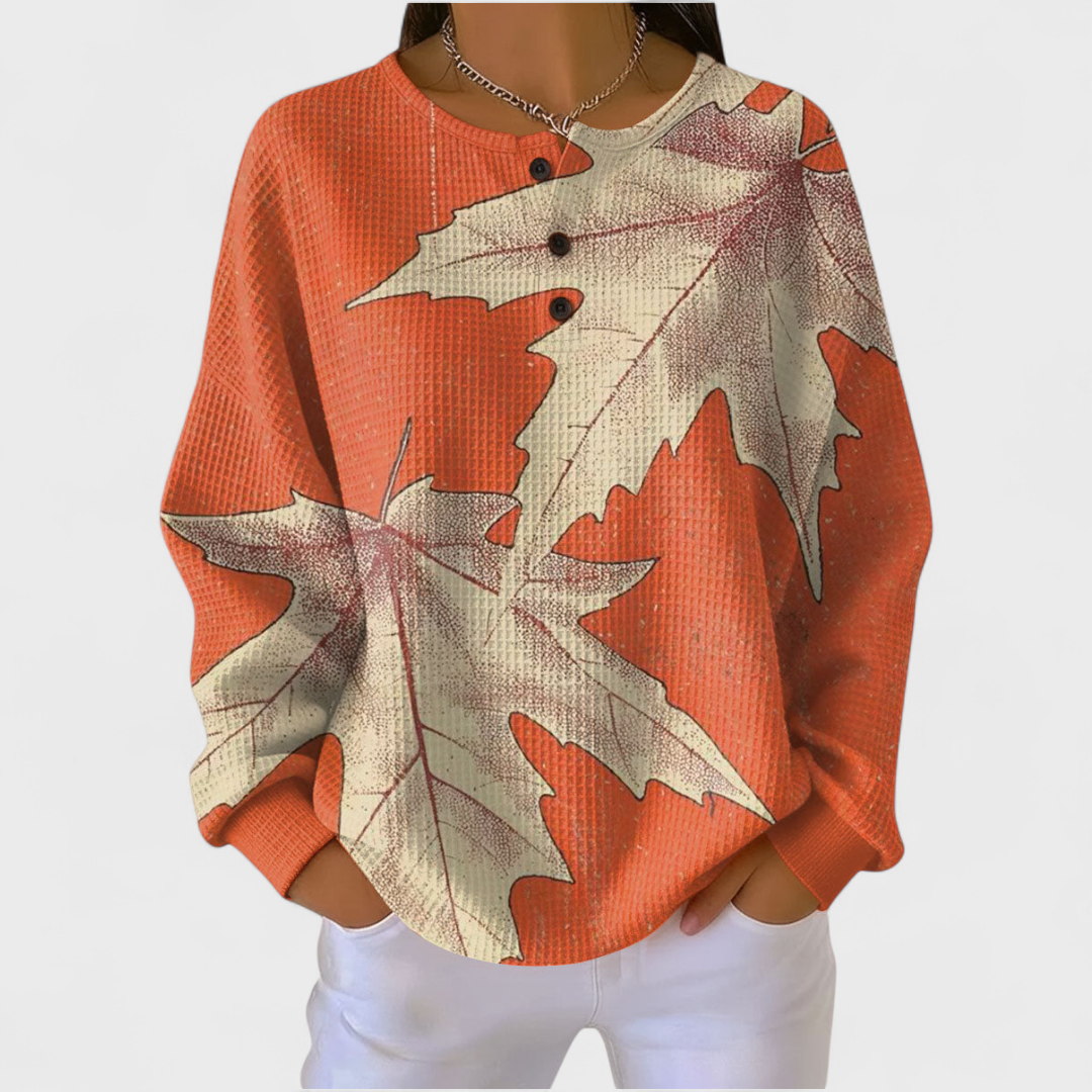 Ava | Women's Christmas Sweatshirt Long Sleeve Holiday Print