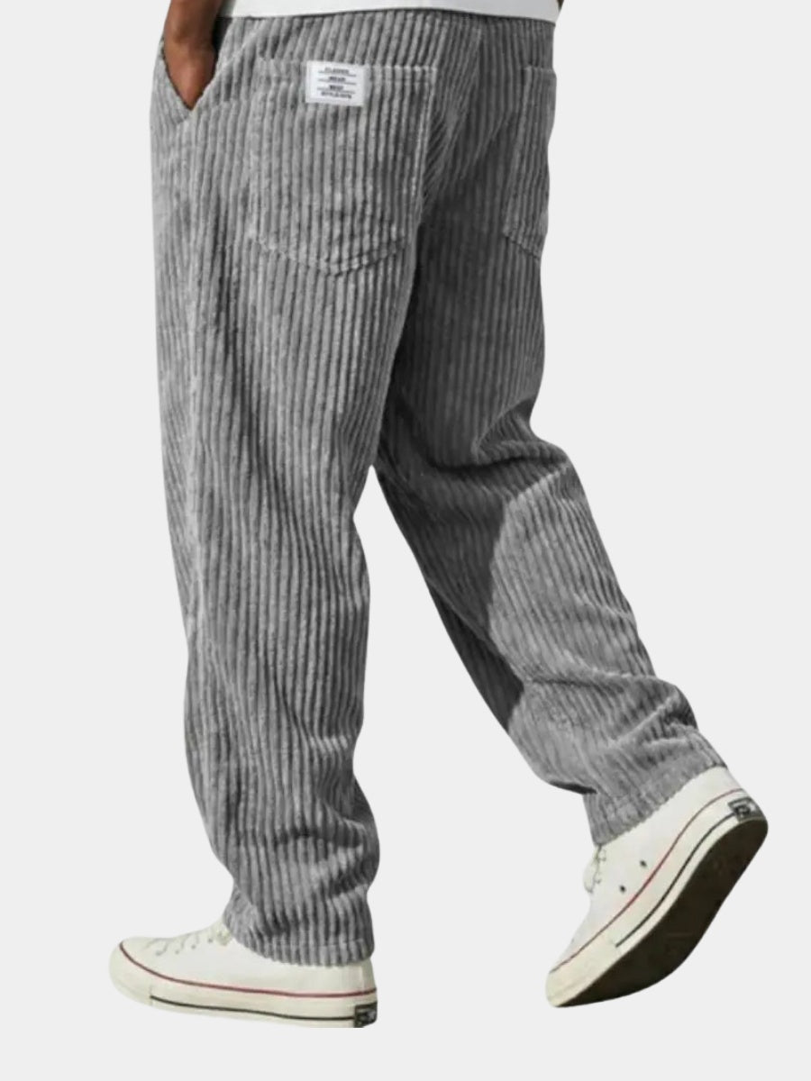 Men's Corduroy Pants Straight Fit