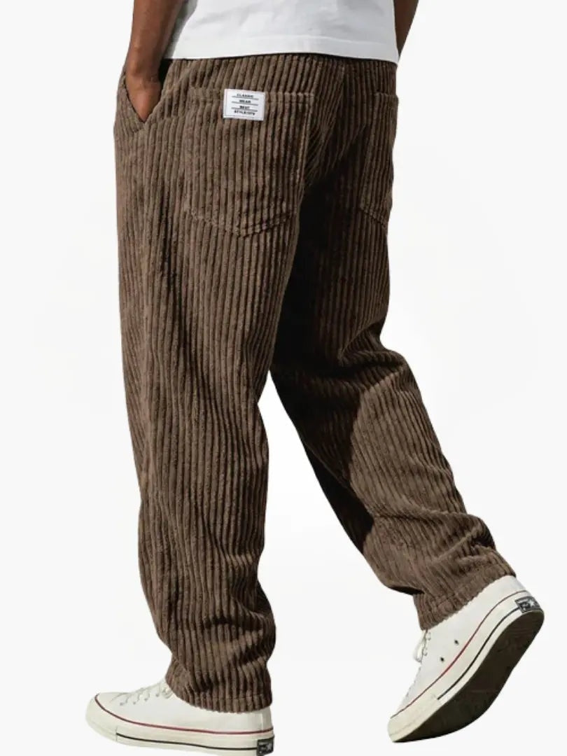 Men's Corduroy Pants Straight Fit