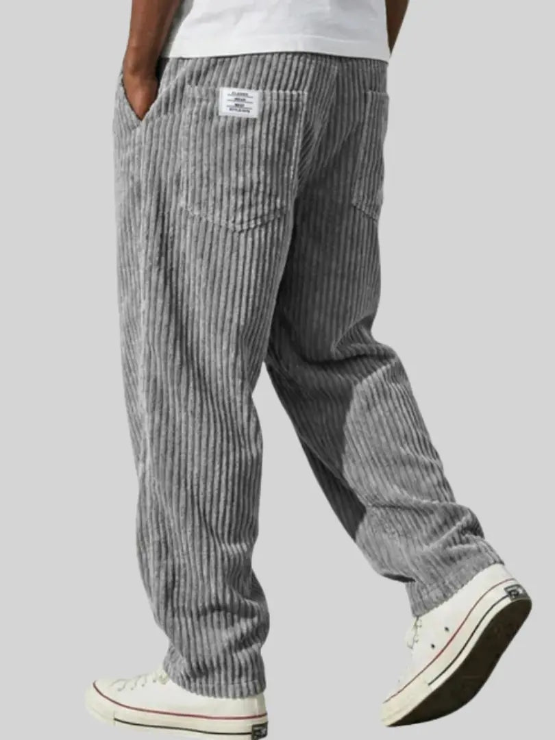 Men's Corduroy Pants Straight Fit